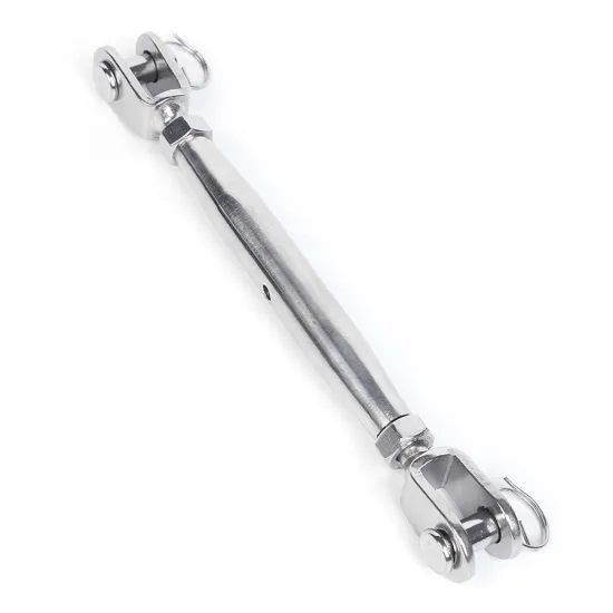 European style closed turnbuckle screw fork fastener