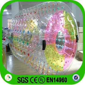 hot sale water roller ball inflatable roller with two entrance