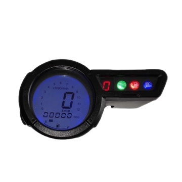 Multifunction Motorcycle Instrument Cluster: 12V Speedometer, LCD Digital Tachometer, Odometer, Water Temperature, Fuel Gauge