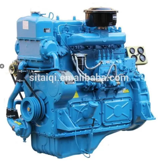 CCS Approved China Nantong 4 Cylinders Small Marine Diesel Engine 53 kW