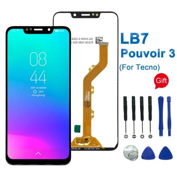 6.2 inch Mobile Phone Display Screen Replacement for Tecno LB7 Pouvoir 3 LB7 LCD and Touch Screen