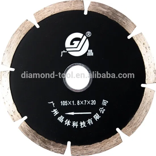 segmented diamond cutting disc for stone 105mm diamond saw blade