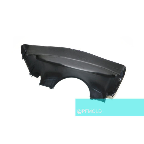 Plastic bumper for passenger cars