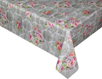 Pvc Printed fitted table covers Walmart