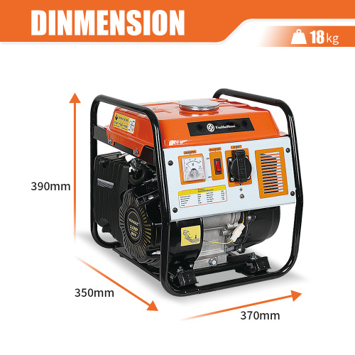 Générateur d'inverseur portatif à cadre ouvert de 1300 W pour le camping