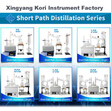 Labor-Verwenden von Equipment Premium 2L Short Path Destillation Kit mit 2000ml Heizmantel
