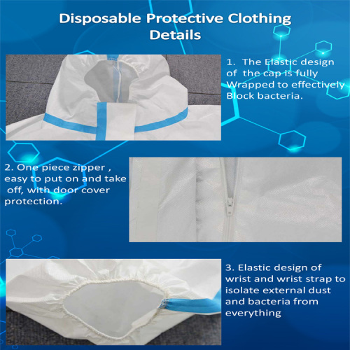 Hospital Workwear Clothing Coverall Protection Suit Apparel