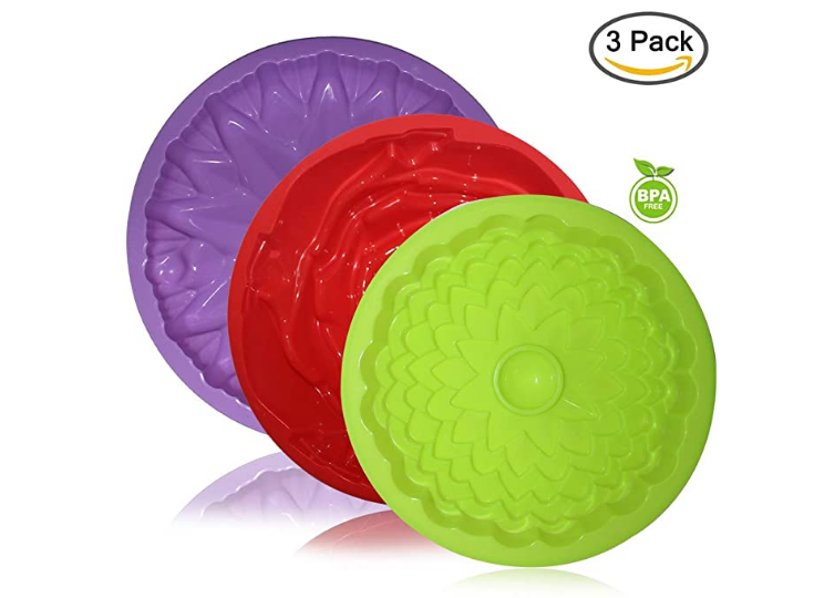 Silicone Flower Cake Molds