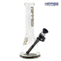 hippies Clear Glass Beaker Bong