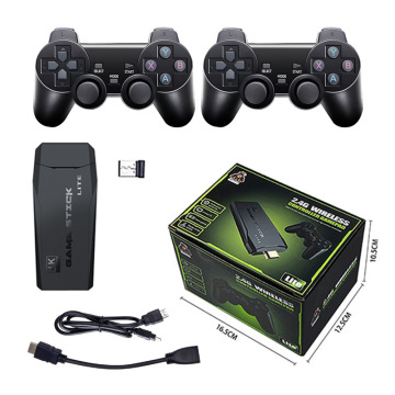 2.4G Dual Wireless Controller Game Stick for PS1/MAME - 64GB, 20000 Games, 4K Retro Classic