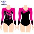 Long Sleeve Metallic Gymnastics Attire