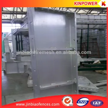 Aluminum formwork panels for concrete buildings