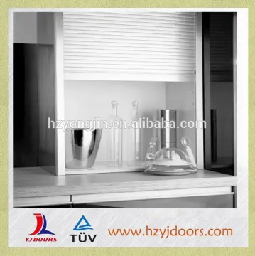 2015 new design aluminum kitchen roller shutter door for furniture