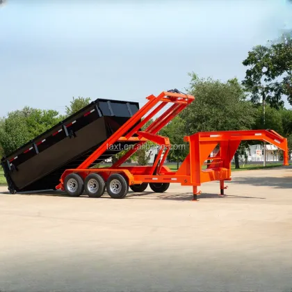 New Roll-Off Gooseneck Dump Trailer for Sale - Cargo & Utility Trailers