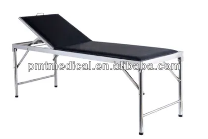 Medical folding masage table with backrest