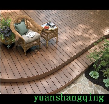 popular and new material wood plastic composite(WPC) outdoor decking