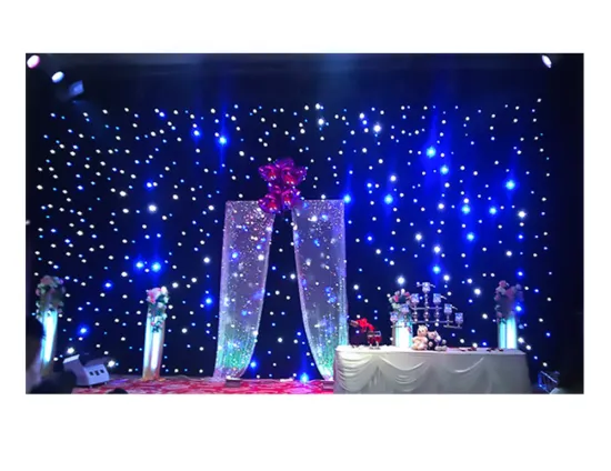 Starlight Curtain Background: Stage Disco DJ Wedding LED Tube Light with DMX Control