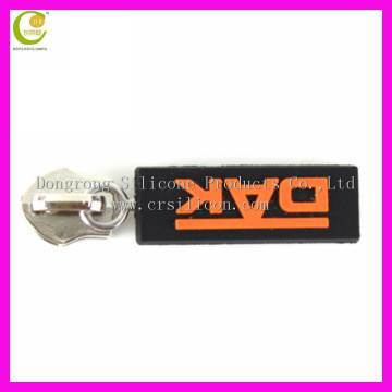 High quality customized rubber zipper puller /pvc zipper pulls wholesale custom slider puller