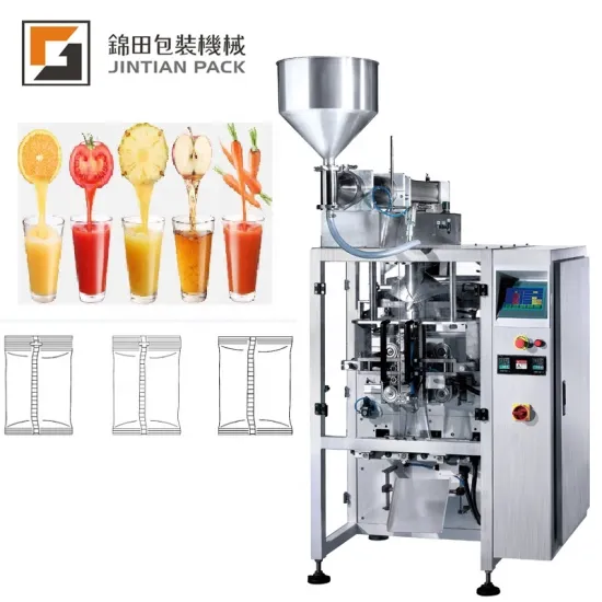 High Precision Automatic Liquid Pump Fruit Juice Filling and Packaging Machine