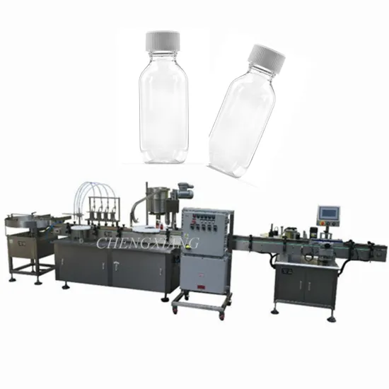 Hot Sell Automatic Alcohol Bottling Line for 100ml Glass Bottles