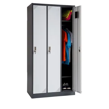 Customizable White Metal, Stainless Steel, and Wooden Modern Bedroom Wardrobe and Closet Solutions