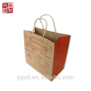 2014 China hot seller machine made paper bag, paper shopping bag, brown kraft/craft paper bag