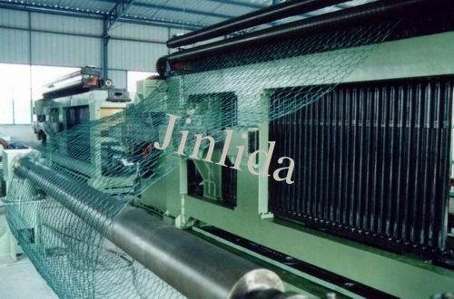 High Efficiency Gabion Box Machines, Gabion Wire Baskets Machine 100*120mm Mesh Sizes