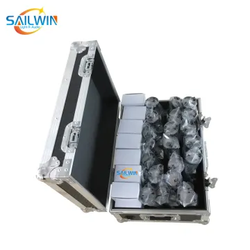 Sailwin Epin Fuel 10W ZOOM Battery-Powered Warmwhite LED Pinspot Light 3200K with Charging Road Case for DJ Stage Lighting