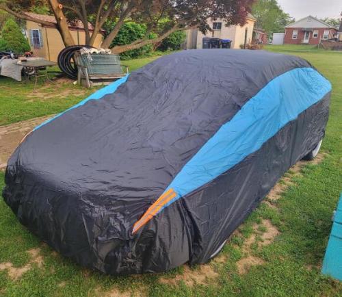 Universal Portable Polyester Stretch Car Winter Cover