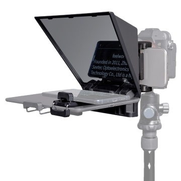 Feelworld TP2A 8-inch Portable Teleprompter for Smartphone, Tablet and DSLR Cameras