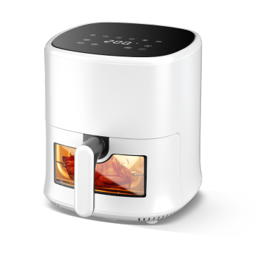 4L Small Air Fryer with Viewable Window - Smart Home Electric Appliance