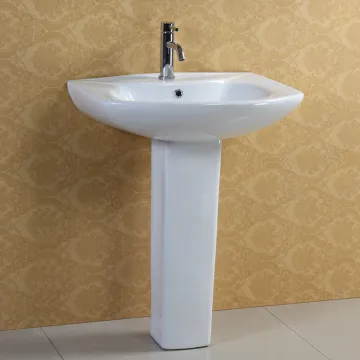 Floor Mounted Ceramic Bathroom Wash Sink