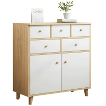 European Drawer Dresser with 2 Door Cabinet