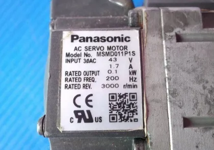 MSMD011P1S Panasonic 0.1kw Output Rated Servo PLC Controller