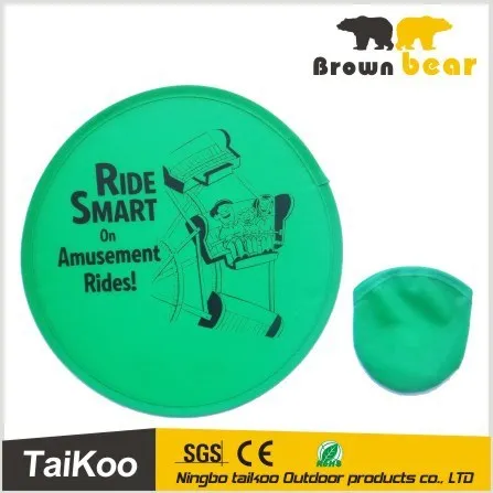 promotional folding fabric frisbee price low