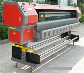 8 Heads Large Format Solvent Printer For Flex Vinyl Or One Way Vision 360*720 40 M2/h