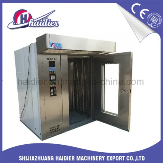 Haidier Stainless Steel Commercial Gas Rotary Drying Oven 32 Trays