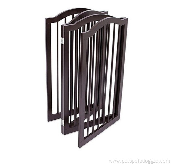 Pet Gate with Arched 4 Panel Fence