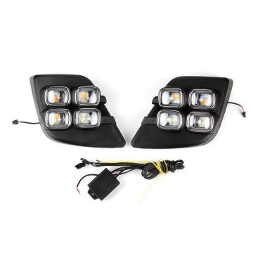 Quad-Eye Style Daytime Running Light Kit for Toyota Hilux 2015-2017