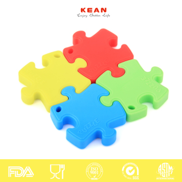 Kean soft new products baby chew BPA free silicone teether