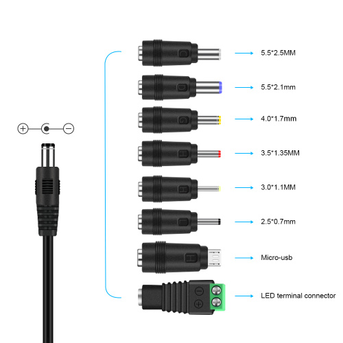 18W Handmatige universele wandbevestiging Adapterlader