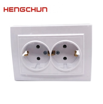 High Quality Wenzhou EU Socket German Wall Socket K-08
