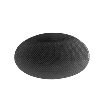 Dry Carbon Fiber Gas Fuel Tank Cover - Decorative Exterior Accessory for Maserati Ghibli 2013-2017