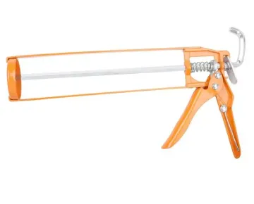 Professional Steel Cartridge Silicone Sealant Skeleton Caulking Gun for sealing