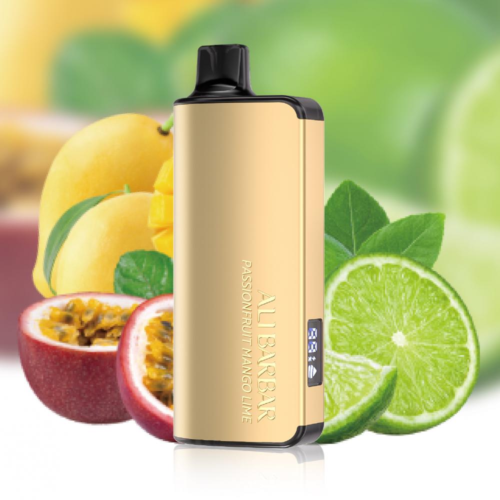 Passionfruit Mango Lime Alibarbar Ingot 9000 Puffs Jpg