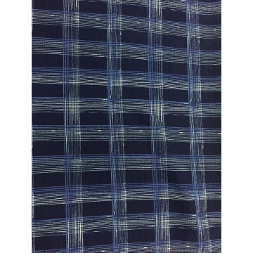 Check Design Polyester Bubble Crepe Printing Fabric