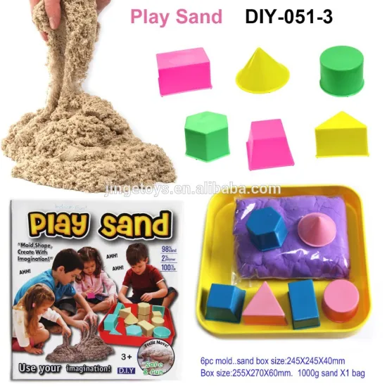 2015 DIY sand with The 6 pcs geometric graph sand Molds KIT!
