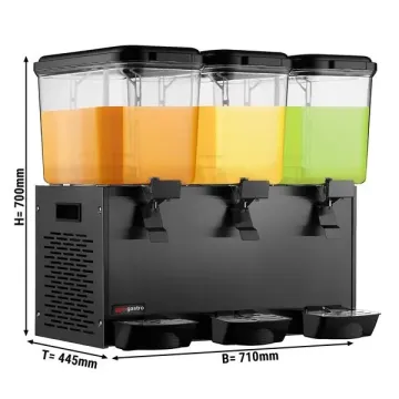 Hotel Restaurant Double Tanks Stainless Steel Cold Hot Juice Tea Beer Water Buffet Juice Dispenser Beverage (SSNC54S)