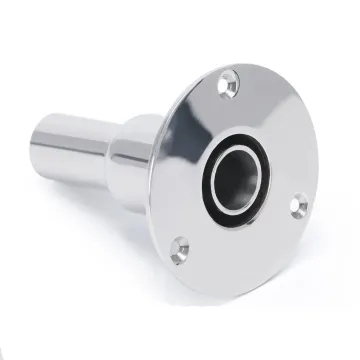 Stainless Steel 316 Thru Hull Exhaust Skin 24mm Tube Pipe Socket Hardware Diesel heaters Exhaust Pipe