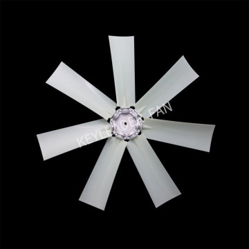 harvester engine 7 leaves adjustable axial fan blades